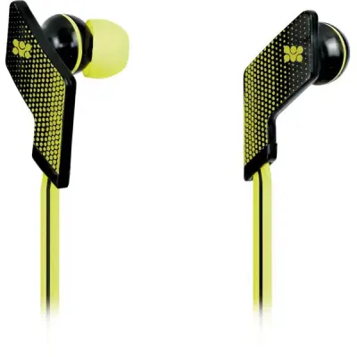 Promate Swank - In-ear headset, flatkabel, gul