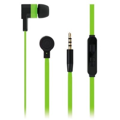 Puro Icon Stereo In-Ear med mic - Grön