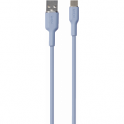 Puro USB-A Till USB-C Kabel Icon Soft - Ljusblå