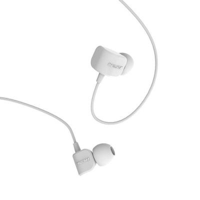 Remax In-Ear Hörlurar Med Mikrofon - Vit