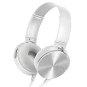 Sony Headset MDR-XB450AP Vit/Silver