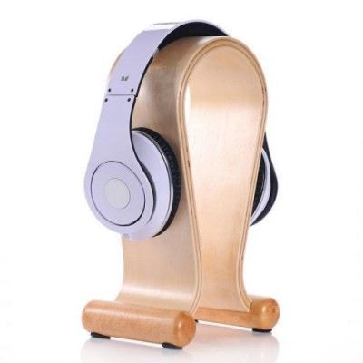 Stativ för headset helt i trä