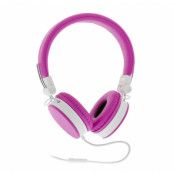 STREETZ headset med iPhone-koppling, svarsknapp, mikrofon - Rosa