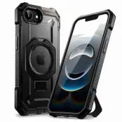 SupCase iPhone 16e Mobilskal Magsafe UB Grip Mag - Svart