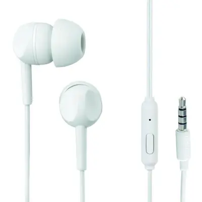 Thomson In-Ear Hörlurar Trådbunden med Mikrofon Jack 3.5 mm - Vit
