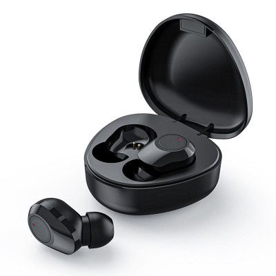 Trådlöst headset stereo TWS M9 + dockningsstation svart