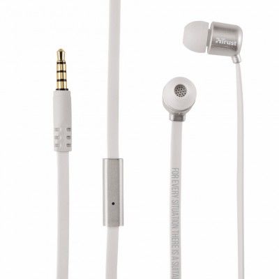 Trust Headset DUGA In-Ear - Silver