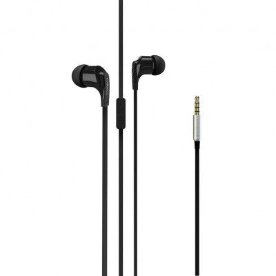 Vivanco Plugin Stereo Smartphone Headset - Svart