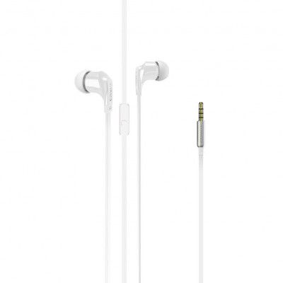 Vivanco Plugin Stereo Smartphone Headset - Vit