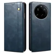 Xiaomi 15 Ultra Plånboksfodral Horse Texture Waxy - Blå
