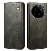 Xiaomi 15 Ultra Plånboksfodral Horse Texture Waxy - Grön