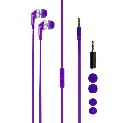 Xqisit in-ear stereo headset - Lila
