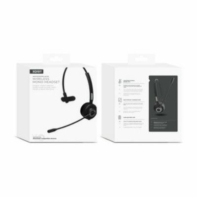 XQISIT Mono Wireless Headset w/ Mic Lite - Svart