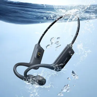 XUNDD B003 Bone Conduction Headset Fodral Svart IPX8 Waterproof