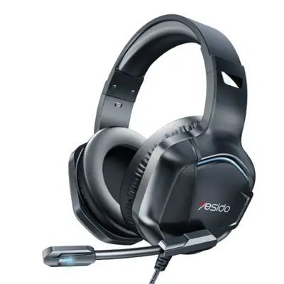 YESIDO Over-Ear Hörlurar med Mikrofon EK01 Stereo Gaming - Svart