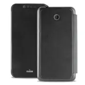 Puro HTC Desire 510 Cover w/horiz.flip + Card slot - Svart