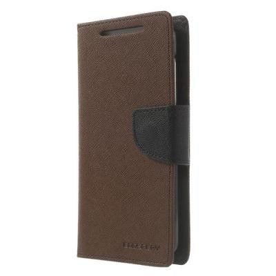 Mercury Fancy Diary Plånboksfodral till HTC Desire 610 (Brun)