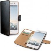 Celly Wallet Case till HTC One A9 - Svart/Beige