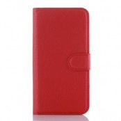 Litchi Plånboksfodral till HTC One A9 - Röd