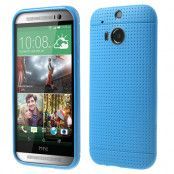 Dot Case FlexiSkal till HTC One (M8) - Blå