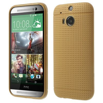Dot Case FlexiSkal till HTC One (M8) - Gold