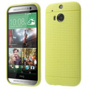 Dot Case FlexiSkal till HTC One (M8) - Gul