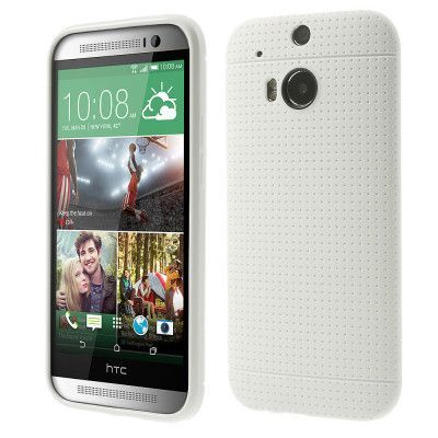 Dot Case FlexiSkal till HTC One (M8) - Vit