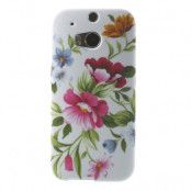 FlexiSkal till HTC One M8 med blommotiv