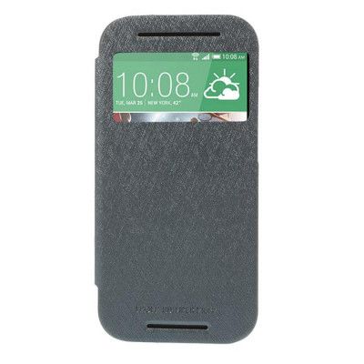 Mercury Bumper View Plånboksfodral till HTC One M8 (2014) - Grå