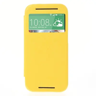 Mercury Bumper View Plånboksfodral till HTC One M8 (2014) - Gul