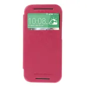 Mercury Bumper View Plånboksfodral till HTC One M8 (2014) - Magenta