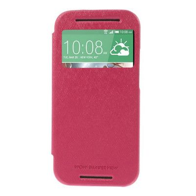 Mercury Bumper View Plånboksfodral till HTC One M8 (2014) - Magenta