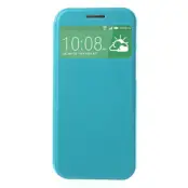 Mobilfodral med fönster till HTC One 2 M8 (2014) - (Blå)