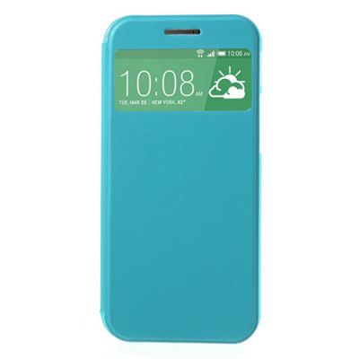 Mobilfodral med fönster till HTC One 2 M8 (2014) - (Blå)