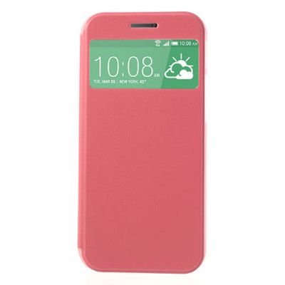 Mobilfodral med fönster till HTC One 2 M8 (2014) - (Magenta)