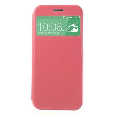 Mobilfodral med fönster till HTC One 2 M8 (2014) - (Magenta)