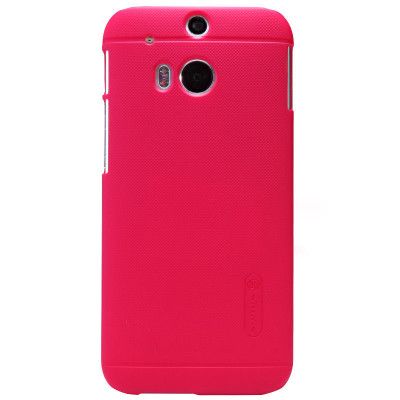 Nillkin Frosted Shield Skal till HTC One M8 (Röd) + Skärmskydd