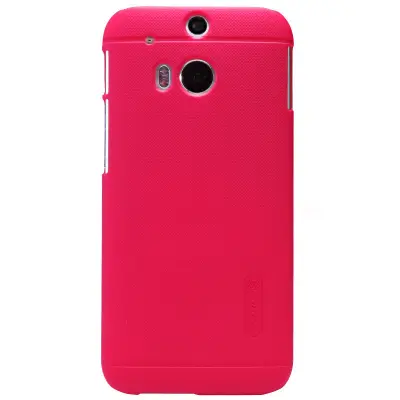 Nillkin Frosted Shield Skal till HTC One M8 (Röd) + Skärmskydd