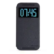 Nillkin Sparkle Window View Flip fodral HTC One M8 - Svart