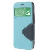 Roar Korea plånboksfodral med fönster till HTC One M8 - LjusBlå