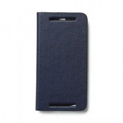 Zenus Metallic Plånboksfodral till HTC One M8 - MörkBlå