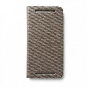 Zenus Metallic Plånboksfodral till HTC One M8 - Silver