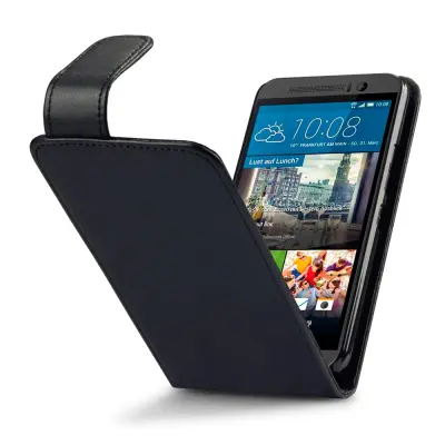 Faux Flipfodral till HTC One M9 - Svart