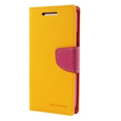 Mercury Fancy Plånboksfodral till HTC One M9 - Gul