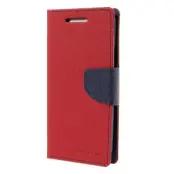 Mercury Fancy Plånboksfodral till HTC One M9 - Röd