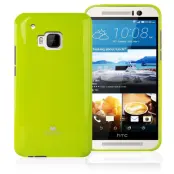 Mercury Jelly Flexicase Skal till HTC One M9 - Grön