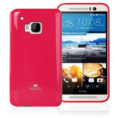 Mercury Jelly Flexicase Skal till HTC One M9 - Magenta
