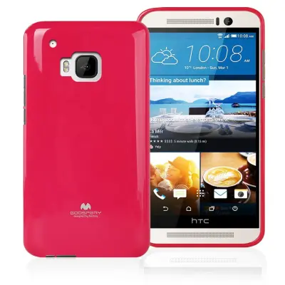 Mercury Jelly Flexicase Skal till HTC One M9 - Magenta