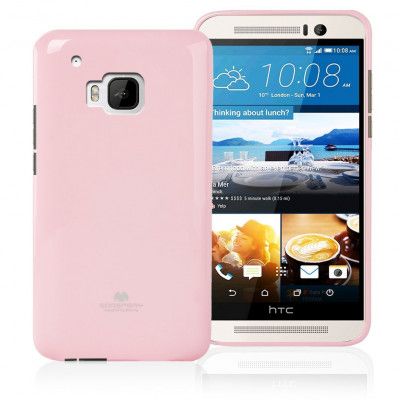 Mercury Jelly Flexicase Skal till HTC One M9 - Rosa