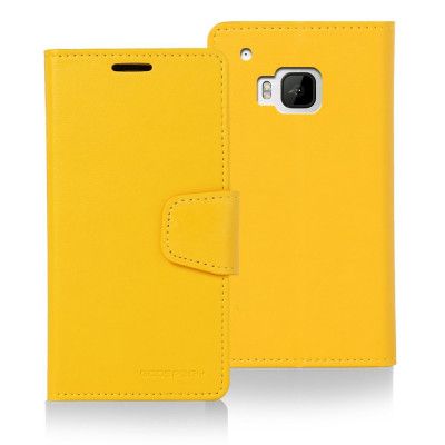 Mercury Sonata Plånboksfodral till HTC One M9 - Gul